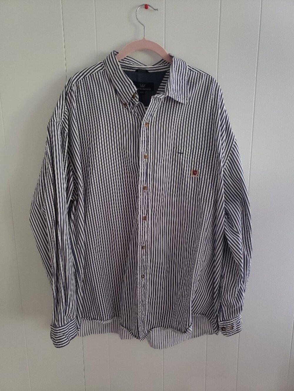 Woods And Woods Dress Shirt Size XXL